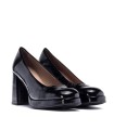 ZAPATOS MUJER DE CHAROL TACÓN H-5921 NEGRO