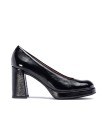 ZAPATOS MUJER DE CHAROL TACÓN H-5921 NEGRO