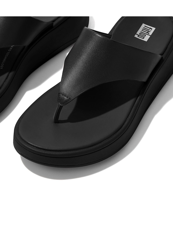 SANDALIAS SLIP ON DE PIEL FITFLOP FW4-090-F-MODE LEATHER NEGRO