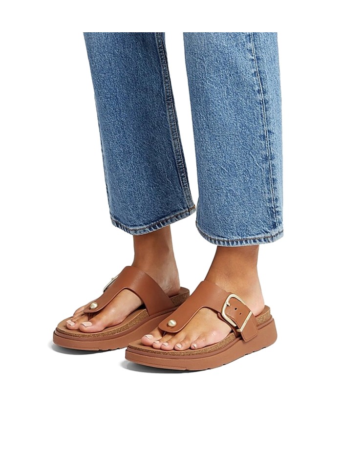 SANDALIAS HEBILLA FITFLOP HE7-592-GEN-FF BUCKLE CAMEL