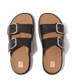SANDALIAS DE PIEL CON HEBILLAS FITFLOP HE8-001-GEN-FF BUCKLE NEGRO