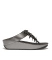 SANDALIAS DE PIEL CON ABALORIOS FITFLOP HI7-B06 RUMBA BEADED PLOMO