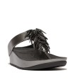 SANDALIAS DE PIEL CON ABALORIOS FITFLOP HI7-B06 RUMBA BEADED PLOMO
