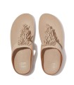 SANDALIAS SLIP ON CON ABALORIOS FITFLOP HQ4-A94 RUMBA BEADED BEIGE