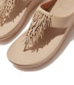 SANDALIAS SLIP ON CON ABALORIOS FITFLOP HQ4-A94 RUMBA BEADED BEIGE