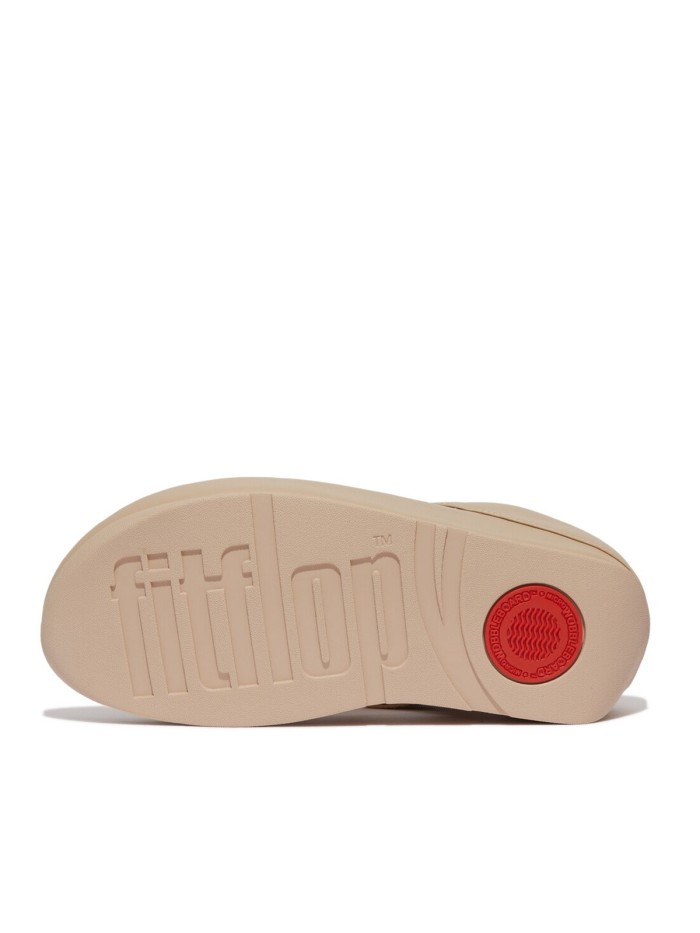 SANDALIAS SLIP ON CON ABALORIOS FITFLOP HQ4-A94 RUMBA BEADED BEIGE