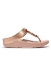 SANDALIAS DE DEDO EN PIEL HJ1-323 HALO BEAD-CIRCLE ROSA