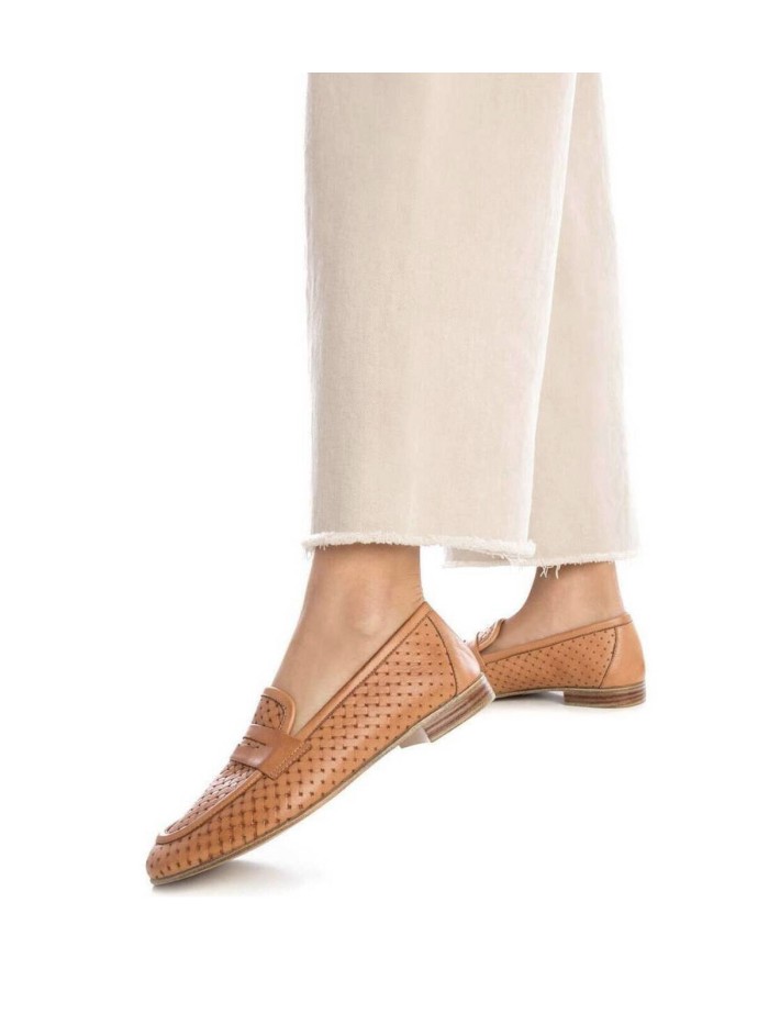 MOCASINES DE PIEL PARA MUJER CARMELA 16155801 CAMEL