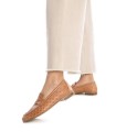 MOCASINES DE PIEL PARA MUJER CARMELA 16155801 CAMEL