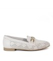 MOCASINES CALADOS CON CADENA PITILLOS 5644 NUDE