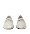 MOCASINES CALADOS CON CADENA PITILLOS 5644 NUDE