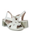 SANDALIAS DE CUÑA CÓMODAS PITILLOS 5690 ORO
