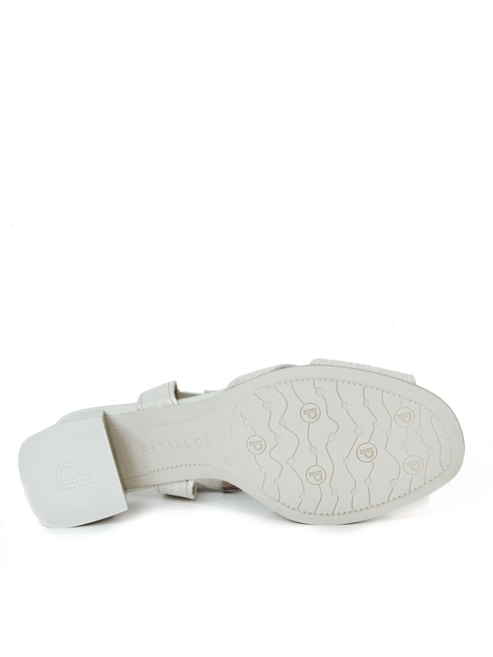 SANDALIAS DE CUÑA CÓMODAS PITILLOS 5690 ORO