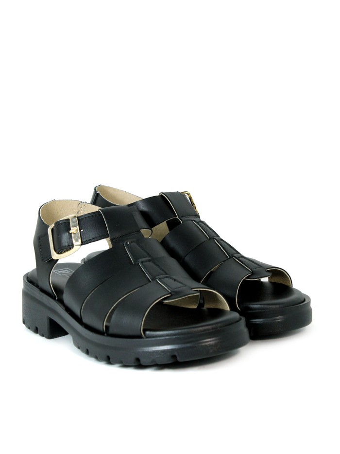 SANDALIAS CASUAL EN NEGRO PITILLOS 2831 NEGRO