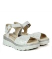SANDALIA DE PIEL METALIZADA PITILLOS 2841 ORO
