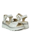 SANDALIA DE PIEL METALIZADA PITILLOS 2841 ORO