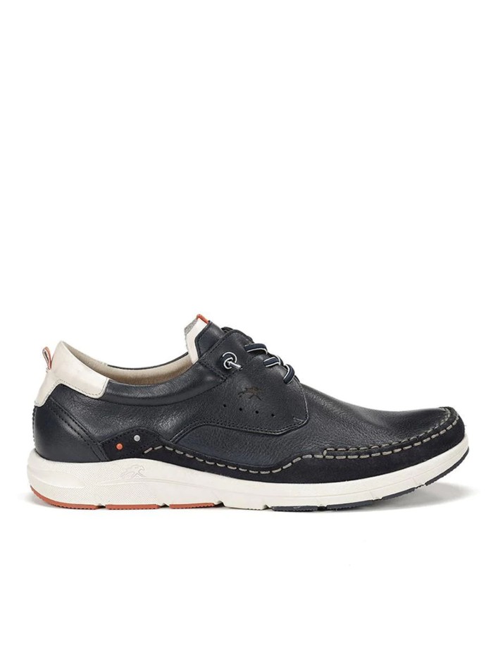 ZAPATOS DE PIEL CON CORDONES FLUCHOS F1986 KODIAK MARINO