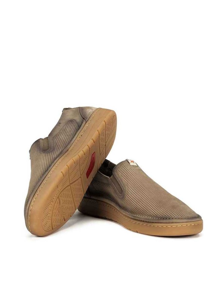 MOCASINES DE PIEL PARA HOMBRE FLUCHOS LEO F1946 TAUPE
