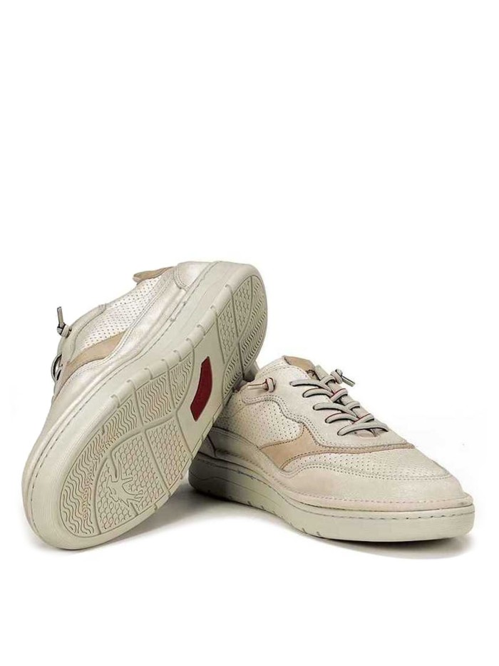 ZAPATILLAS DE CORDONES CASUALES PARA CABALLERO FLUCHOS F1943 BLANCO