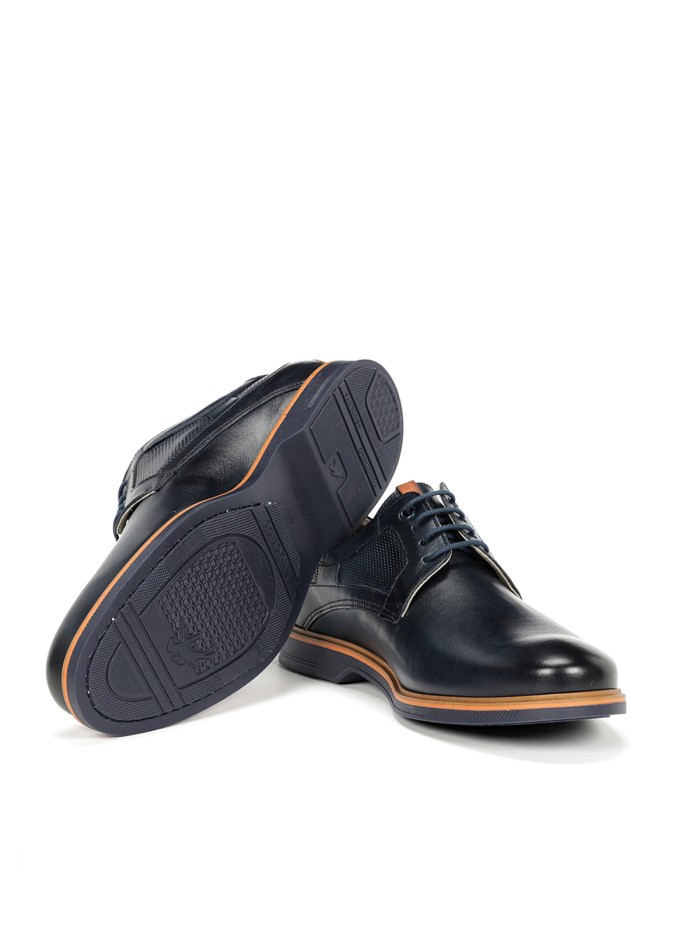 ZAPATOS DE CORDONES EN PIEL PARA HOMBRE FLUCHOS TRISTAN F1744 MARINO