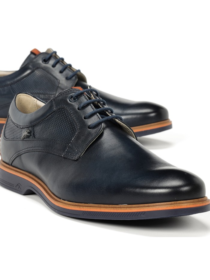 ZAPATOS DE CORDONES EN PIEL PARA HOMBRE FLUCHOS TRISTAN F1744 MARINO