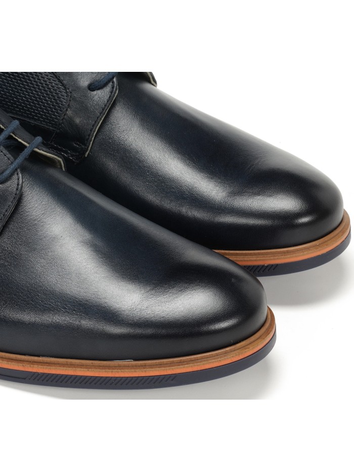 ZAPATOS DE CORDONES EN PIEL PARA HOMBRE FLUCHOS TRISTAN F1744 MARINO