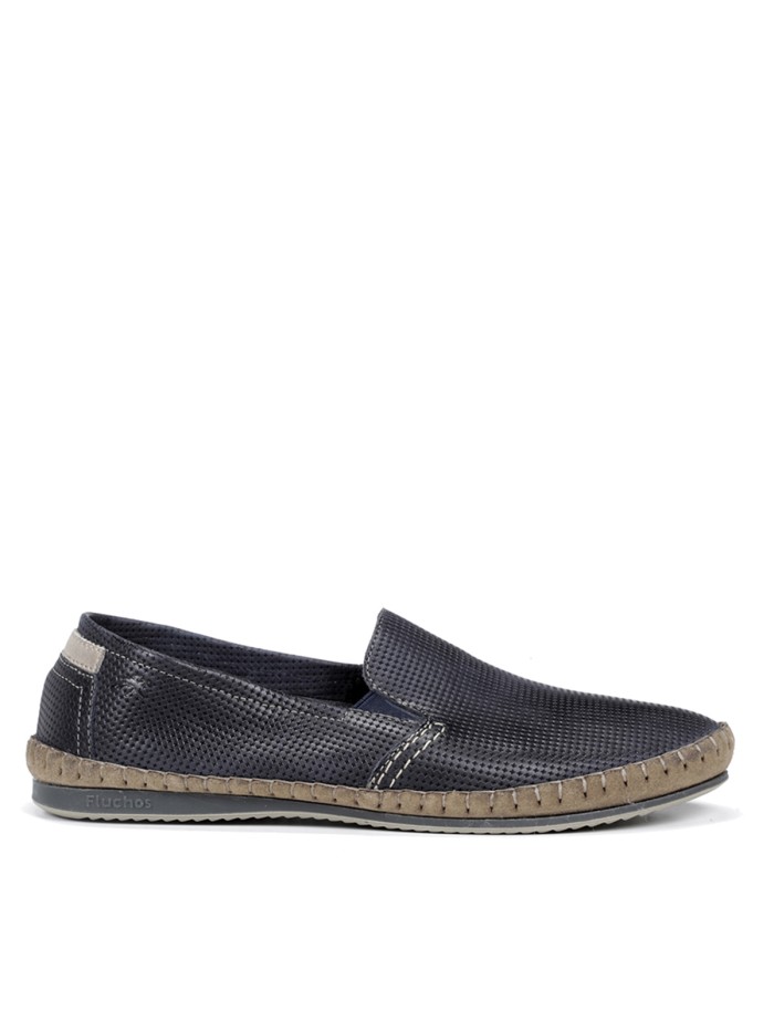 MOCASINES DE PIEL PARA HOMBRE FLUCHOS BAHAMAS 8674 MARINO