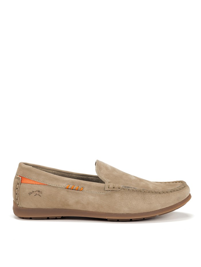 MOCASINES DE PIEL HOMBRE FLUCHOS TROY F1729 TAUPE