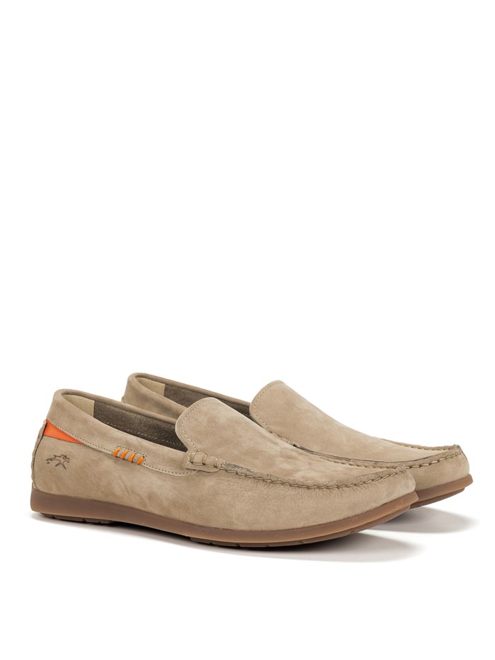 MOCASINES DE PIEL HOMBRE FLUCHOS TROY F1729 TAUPE