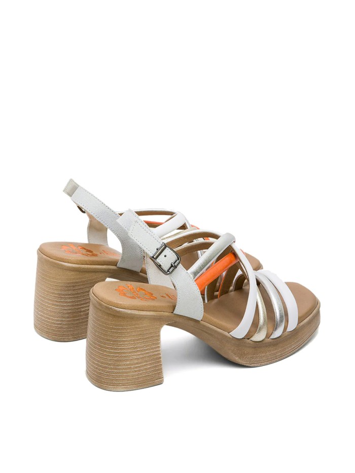 SANDALIAS DE TACÓN PORRONET IDRA 3051 BLANCO
