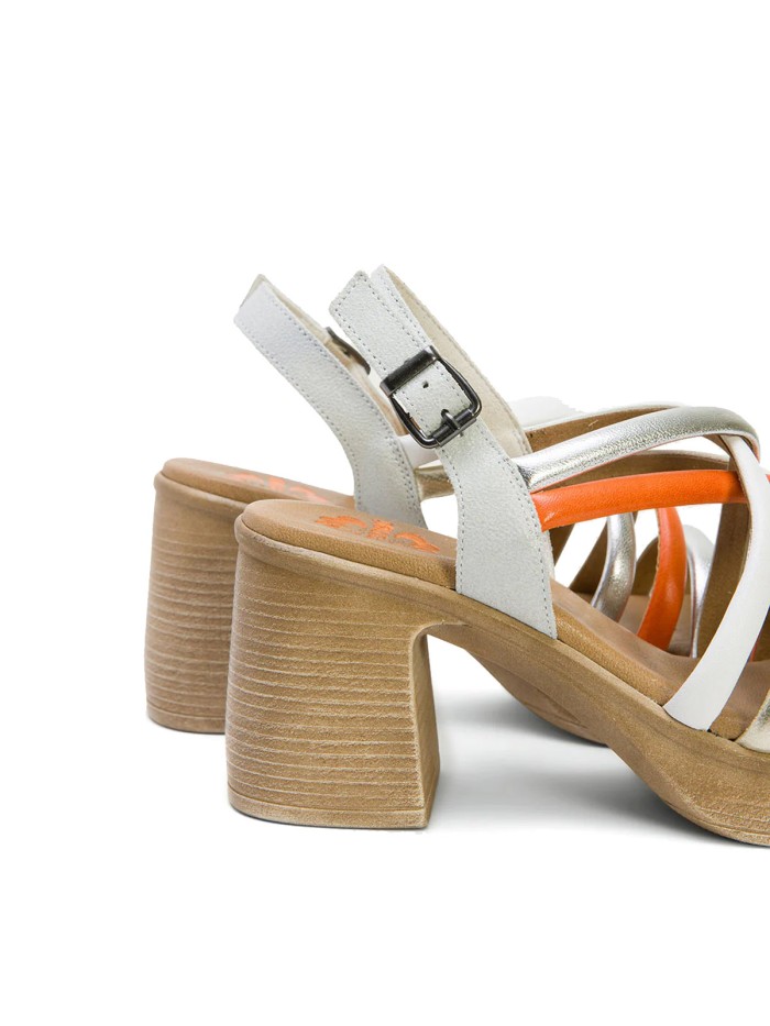SANDALIAS DE TACÓN PORRONET IDRA 3051 BLANCO