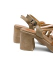 SANDALIAS DE TACÓN PORRONET IDRA 3051 ARENA