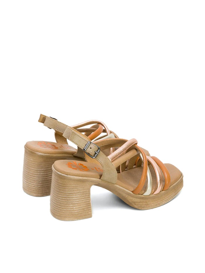 SANDALIAS DE TACÓN PORRONET IDRA 3051 ARENA