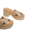 SANDALIAS TACÓN DESTALONADA PORRNET JAMIE 3060 ROSA