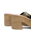 SANDALIAS TACÓN DESTALONADAS PORRONET JAMIE 3060 PLOMO