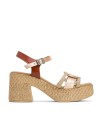 SANDALIAS DE TACÓN EN PIEL PORRONET 3061 JANA ROSA