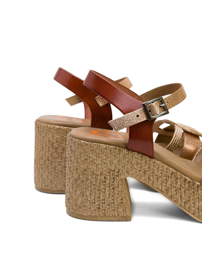 SANDALIAS DE TACÓN EN PIEL PORRONET 3061 JANA ROSA