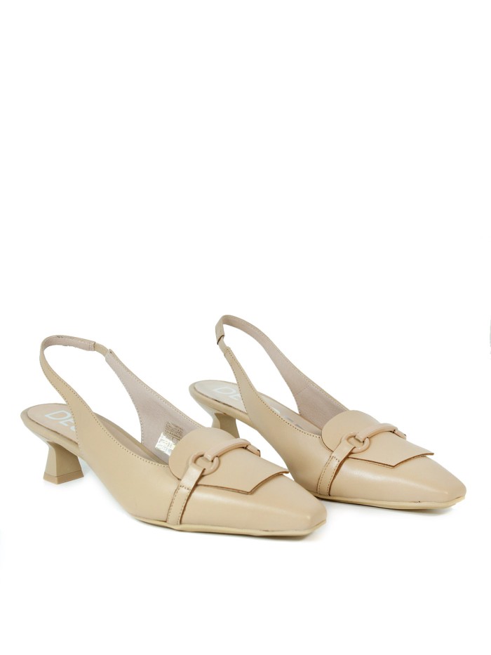 ZAPATO DESTALONADO CON TACÓN DESIREE ELBA17 BEIGE