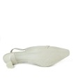 ZAPATO DESTALONADO CON TACÓN DESIREE ELBA17 CREMA
