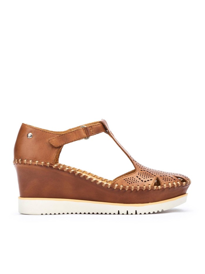 SANDALIAS DE CUÑA PIKOLINOS AGUADULCE W3Z-1991 CUERO
