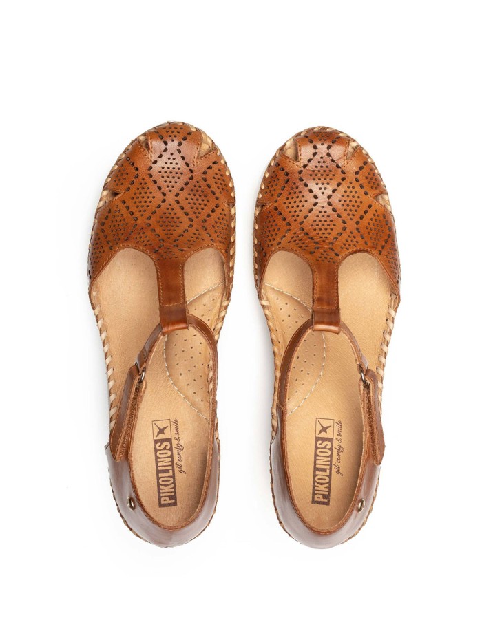 SANDALIAS DE CUÑA PIKOLINOS AGUADULCE W3Z-1991 CUERO
