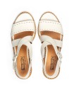 SANDALIAS DE TACÓN BAJO PIKOLINOS BLANES W3H-1892 BEIGE