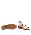 SANDALIAS DE TACÓN BAJO PIKOLINOS BLANES W3H-1892 BEIGE