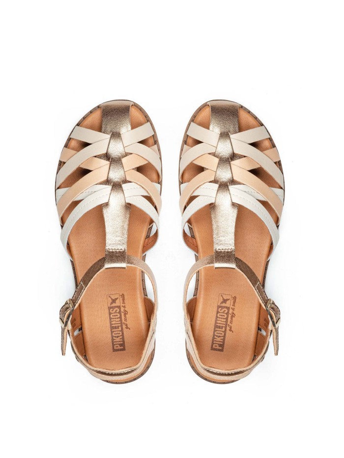 SANDALIAS DE TIRAS PIKOLINOS FORMENTERA W8Q-0803CLC1 CHAMPAGNE