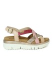 SANDALIAS PIKOLINOS DE PIEL PALMA W4N-0650C1 ROJO