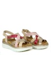 SANDALIAS PIKOLINOS DE PIEL PALMA W4N-0650C1 ROJO