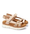 SANDALIAS CONFORT CON VELCRO PIKOLINOS PALMA W4N-0968C1 BLANCO
