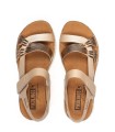 SANDALIAS CONFORT CON VELCRO PIKOLINOS PALMA W4N-0968C1 BLANCO