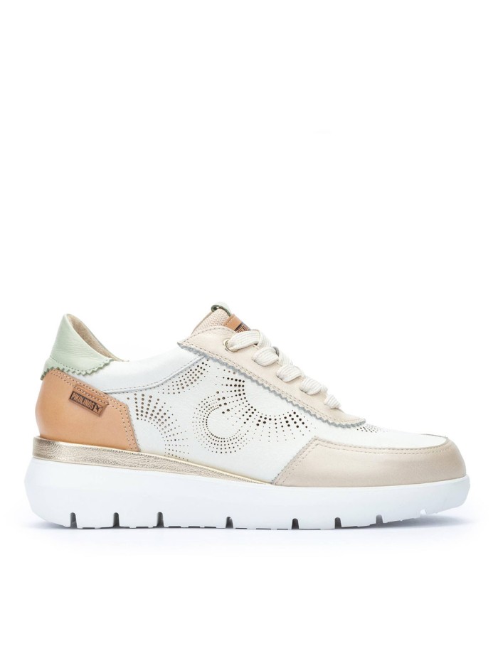 ZAPATILLAS URBANAS MUJER PIKOLINOS RUEDA W2A-6553C1 BLANCO