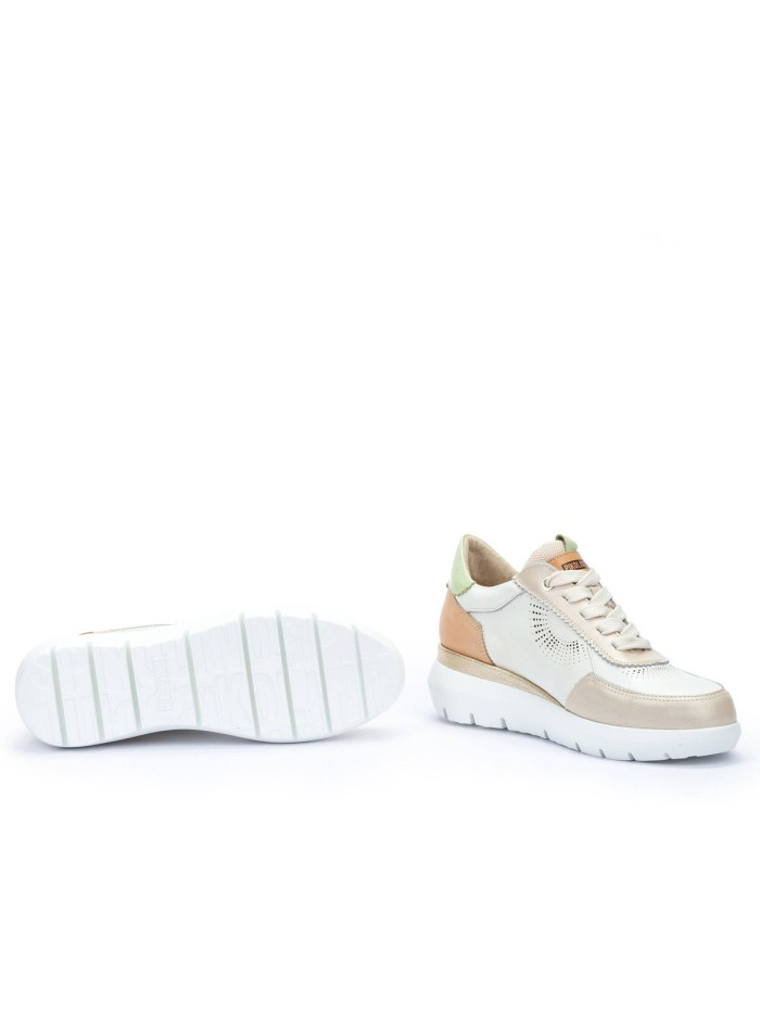 ZAPATILLAS URBANAS MUJER PIKOLINOS RUEDA W2A-6553C1 BLANCO